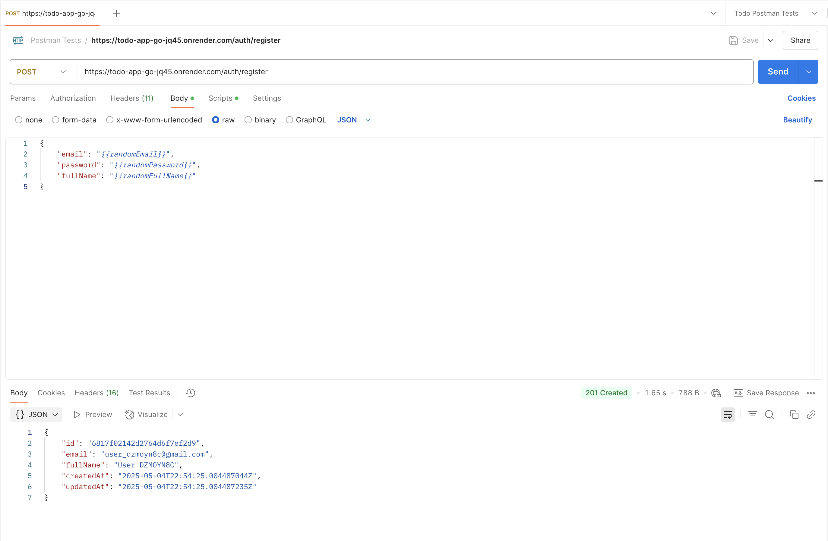 Successful Response